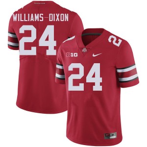 Sam Williams-Dixon The Fighting Buckeyes Football Embroidery Mens #24 Jersey - Red 944901-151