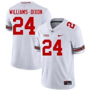 Sam Williams-Dixon Ohio State 2025 #24 Football Mens Jersey - White 420085-210