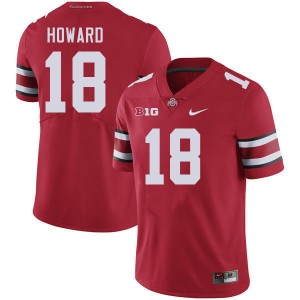 Will Howard Ohio State Mens #18 2025 Football Jersey - Red 463303-864