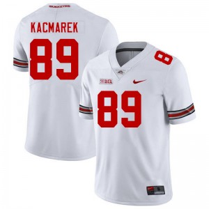 Will Kacmarek Ohio State Buckeyes University #89 Football Mens Jersey - White 997863-522