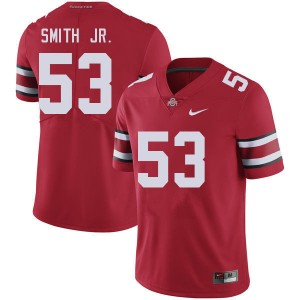 Will Smith Jr. Go Bucks #53 High School Football Mens Jersey - Red 895184-562