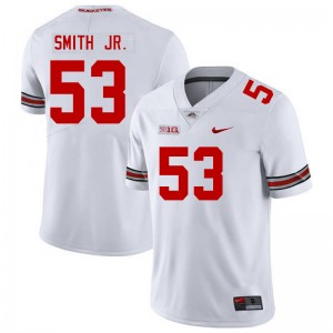 Will Smith Jr. Ohio State Buckeyes #53 Football Replica Mens Jersey - White 874165-436