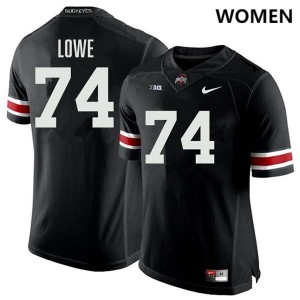 Carter Lowe OSU Buckeyes Football Womens Alumni #74 Jersey - Black 449578-134