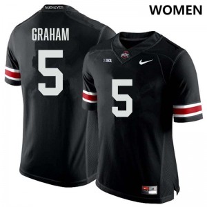Mylan Graham Ohio State #5 Women's Limited Football Jersey - Black 518765-161