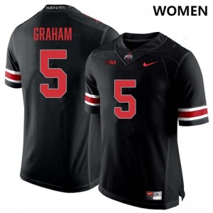 Mylan Graham The Ohio State Game #5 Women's Football Jersey - Blackout 242176-960