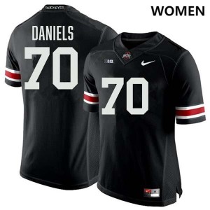 Phillip Daniels OSU Buckeyes Football #70 2025 Womens Jersey - Black 987570-666