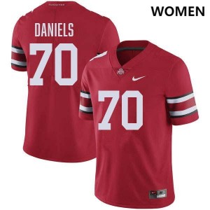 Phillip Daniels OSU Buckeyes #70 Player Football Women's Jersey - Red 423853-684