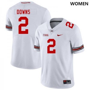 Caleb Downs The Ohio State #2 Official Football Womens Jersey - White 362827-750