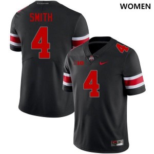 Jeremiah Smith The Fighting Buckeyes Football #4 NCAA Women's Jersey - Blackout 498322-874