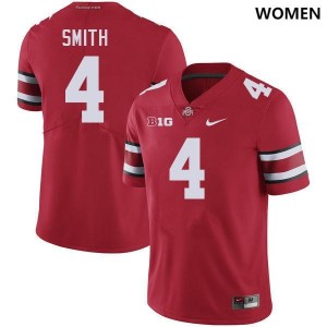 Jeremiah Smith Ohio State High School #4 Women's Football Jersey - Red 351865-805