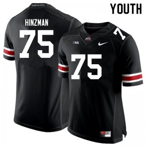 Carson Hinzman Buckeye Nation Youth #75 2025 Football Jersey - Black 338103-132