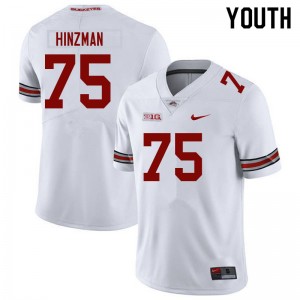 Carson Hinzman The Ohio State NCAA #75 Football Youth Jersey - White 892712-540