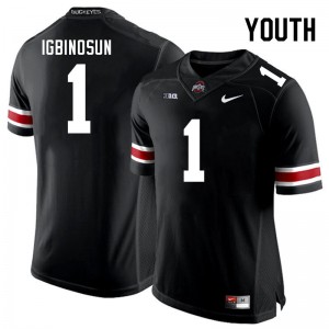 Davison Igbinosun Go Bucks Youth Football University #1 Jersey - Black 129544-350