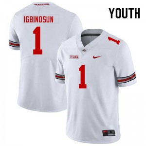 Davison Igbinosun OSU Football Youth University #1 Jersey - White 129938-201