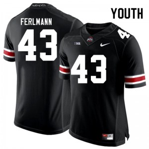 John Ferlmann The Ohio State Youth #43 Football Alumni Jersey - Black 883495-875