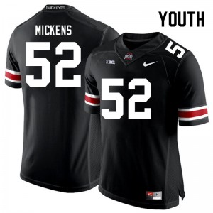 Joshua Mickens Buckeye Nation Football Youth #52 University Jersey - Black 380757-359