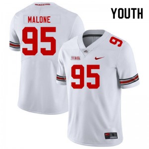Tywone Malone The Fighting Buckeyes Limited #95 Youth Football Jersey - White 525785-897