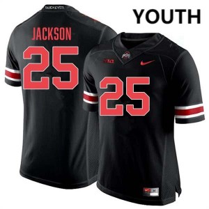Bo Jackson Ohio State #25 Youth NCAA Football Jersey - Blackout 386015-738