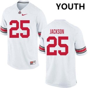 Bo Jackson OSU Stitched Youth #25 Football Jersey - White 866027-404