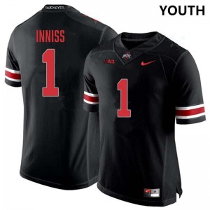 Brandon Inniss Go Bucks Football #1 Player Youth Jersey - Blackout 647274-347