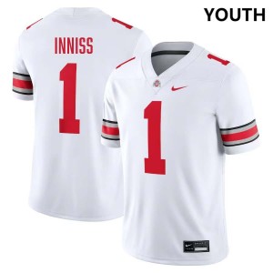 Brandon Inniss Buckeye Nation Football Youth #1 High School Jersey - White 937083-721