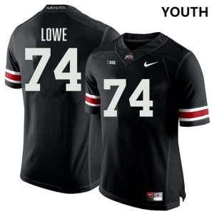 Carter Lowe OSU Buckeyes NCAA Football Youth #74 Jersey - Black 805442-215