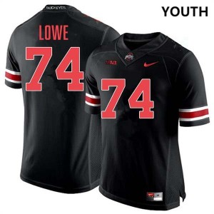 Carter Lowe OSU Youth Football 2025-26 #74 Jersey - Blackout 349270-670