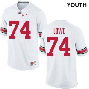 Carter Lowe Ohio State Buckeyes Youth #74 Football Player Jersey - White 657165-542