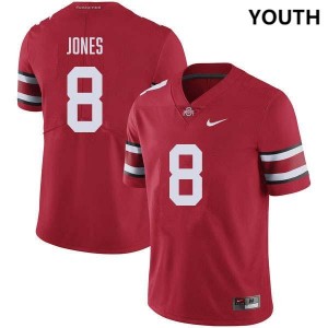De'Zie Jones Buckeye Nation Youth Football 2025-26 #8 Jersey - Red 113438-528