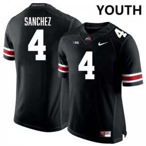 Devin Sanchez Go Bucks 2025-26 Youth #4 Football Jersey - Black 845139-352