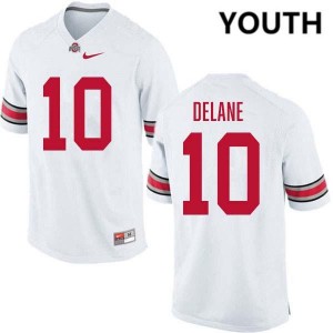 Faheem Delane Ohio State Buckeyes Alumni Football Youth #10 Jersey - White 880477-452