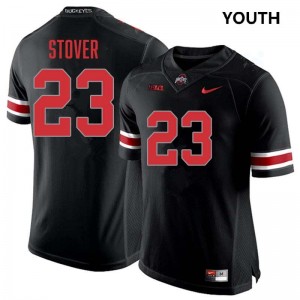 Garrett Stover OSU Buckeyes Youth NCAA Football #23 Jersey - Blackout 576788-401