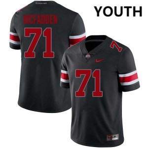 Jayvon McFadden Buckeye Nation 2025 Football #71 Youth Jersey - Blackout 849167-875
