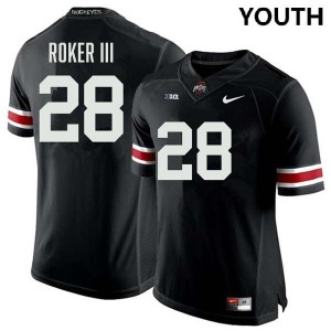 Leroy Roker III Ohio State Youth 2025 Football #28 Jersey - Black 977371-170