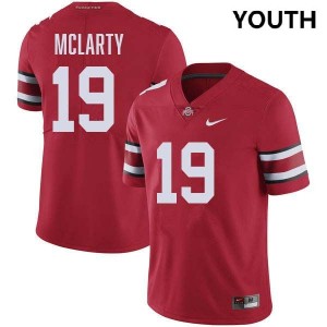 Nick McLarty Ohio State Youth Football #19 Embroidery Jersey - Red 838257-249