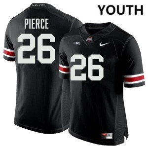 Payton Pierce The Fighting Buckeyes Football Youth #26 Embroidery Jersey - Black 787752-439