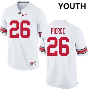 Payton Pierce The Fighting Buckeyes Football Youth #26 Limited Jersey - White 794002-723
