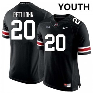 Riley Pettijohn Go Bucks #20 Football Youth High School Jersey - Black 270453-385