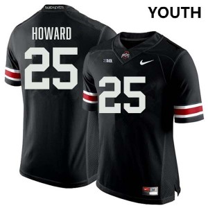 Ty Howard Ohio State #25 Youth Football University Jersey - Black 132587-462