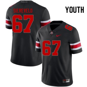 Austin Siereveld The Ohio State Football #67 2025 Youth Jersey - Blackout 586647-432