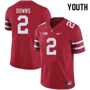 Caleb Downs Ohio State Youth Football #2 2025 Jersey - Red 947180-645