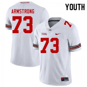 Devontae Armstrong The Ohio State #73 Youth 2025 Football Jersey - White 856996-450