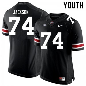Donovan Jackson Ohio State Youth Alumni #74 Football Jersey - Black 456972-250