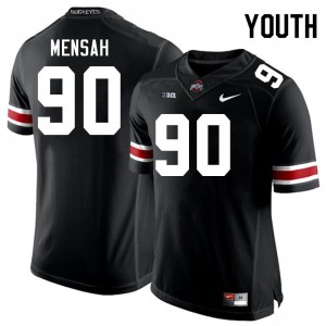 Eric Mensah The Ohio State #90 Football Stitched Youth Jersey - Black 501595-872