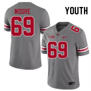 Ian Moore Buckeye Nation Football Youth #69 High School Jersey - Grey 579789-320