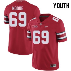 Ian Moore OSU Youth Football 2025-26 #69 Jersey - Red 347401-216