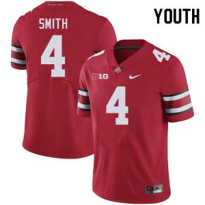 Jeremiah Smith Ohio State #4 Football 2025 Youth Jersey - Red 313145-565