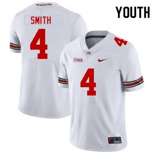 Jeremiah Smith The Fighting Buckeyes #4 Football Youth Player Jersey - White 532046-659