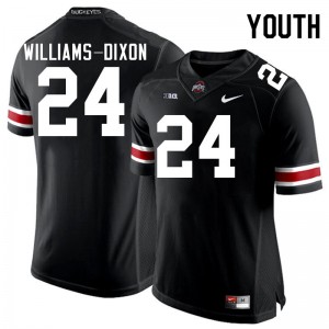Sam Williams-Dixon Ohio State Buckeyes #24 Football High School Youth Jersey - Black 665495-160