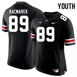 Will Kacmarek OSU Buckeyes Football #89 Youth Replica Jersey - Black 915387-220